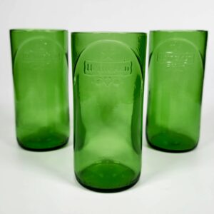 סט 6 כוסות Heineken ממוחזרות בעבודת יד